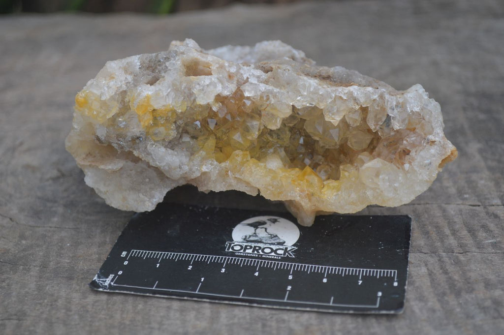 Natural Golden Limonite / Lemonite Quartz Clusters  x 12 From Zambia - Toprock Gemstones and Minerals 
