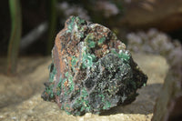 Natural Rare Ball Malachite On Drusy Quartz & Dolomite Specimens x 3 From Kambove, Congo - Toprock Gemstones and Minerals 