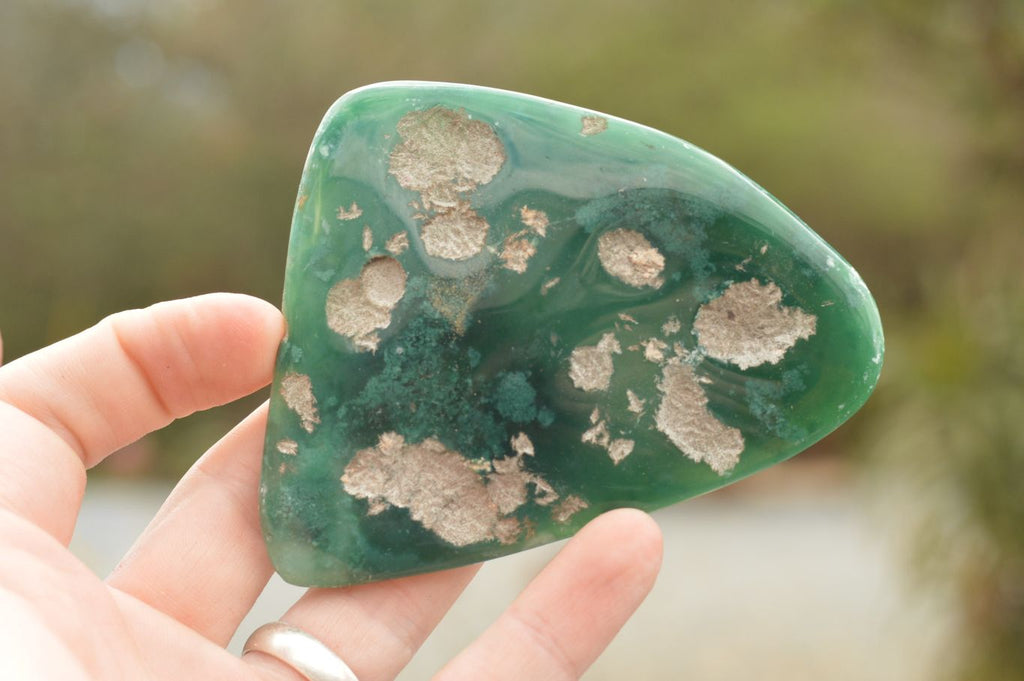 Polished Large Green Mtorolite / Chrome Chrysoprase Free Forms  x 6 From Mutorashanga, Zimbabwe - TopRock