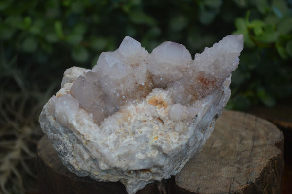 Natural Pale Lilac Spirit Quartz Clusters  x 2 From Boekenhouthoek, South Africa - Toprock Gemstones and Minerals 