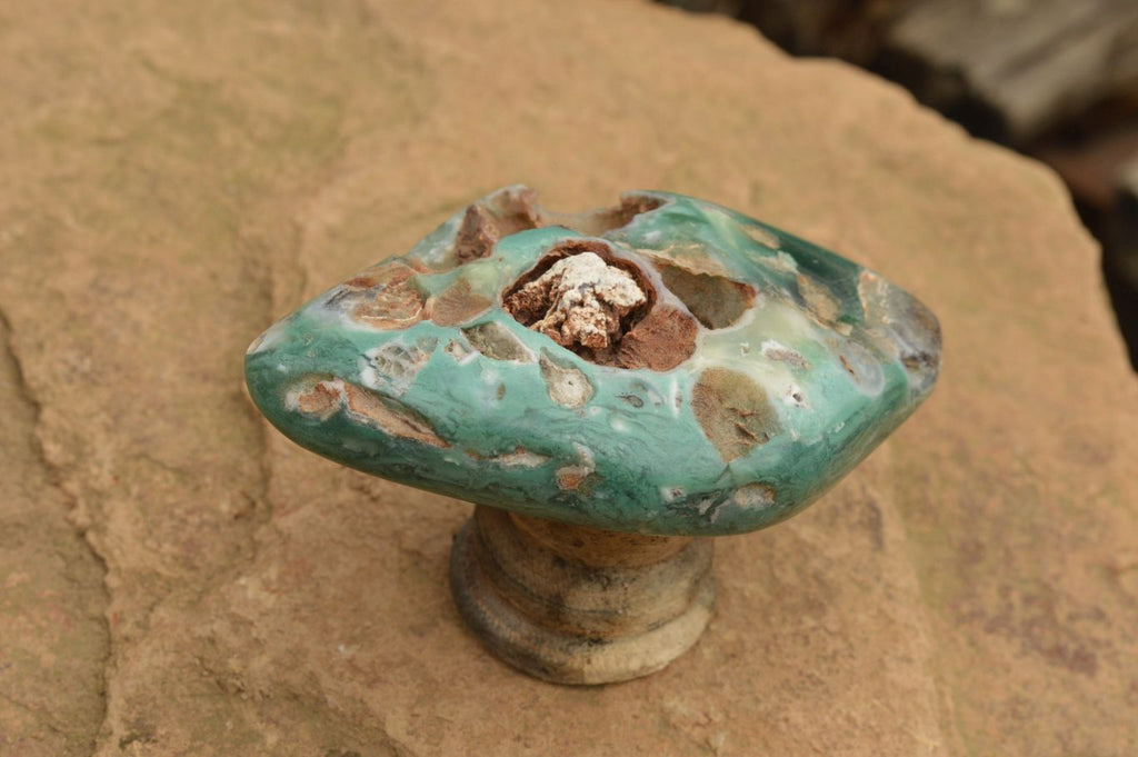 Polished Large Green Mtorolite / Chrome Chrysoprase Free Forms  x 6 From Mutorashanga, Zimbabwe - TopRock