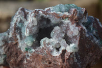 Natural Rare Ball Malachite On Drusy Quartz & Dolomite Specimens x 3 From Kambove, Congo - Toprock Gemstones and Minerals 