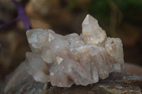 Natural Smokey Quartz Clusters  x 3 From Luena, Congo - Toprock Gemstones and Minerals 