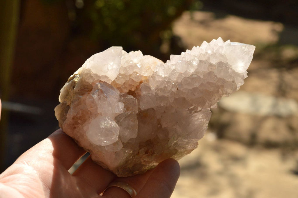Natural Mixed Spirit Quartz Clusters  x 4 From Boekenhouthoek, South Africa - TopRock