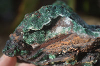Natural Rare Ball Malachite On Drusy Quartz & Dolomite Specimens x 3 From Kambove, Congo - Toprock Gemstones and Minerals 