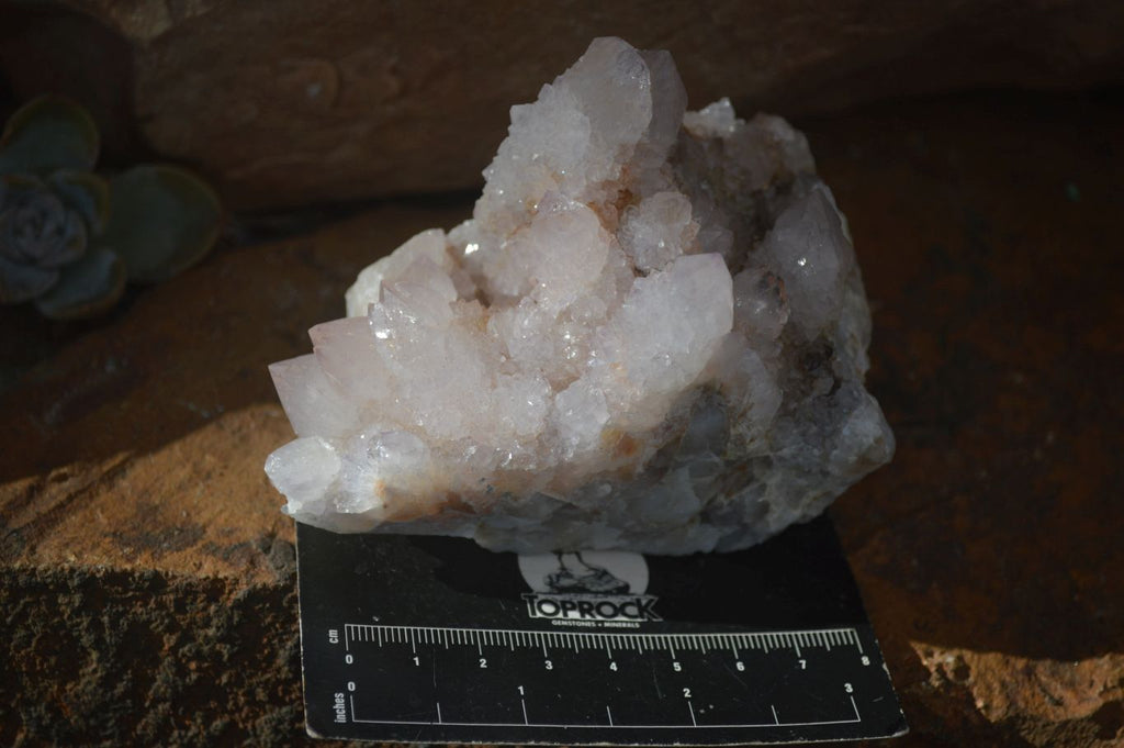 Natural Pale Lilac Spirit Quartz Clusters  x 2 From Boekenhouthoek, South Africa - Toprock Gemstones and Minerals 