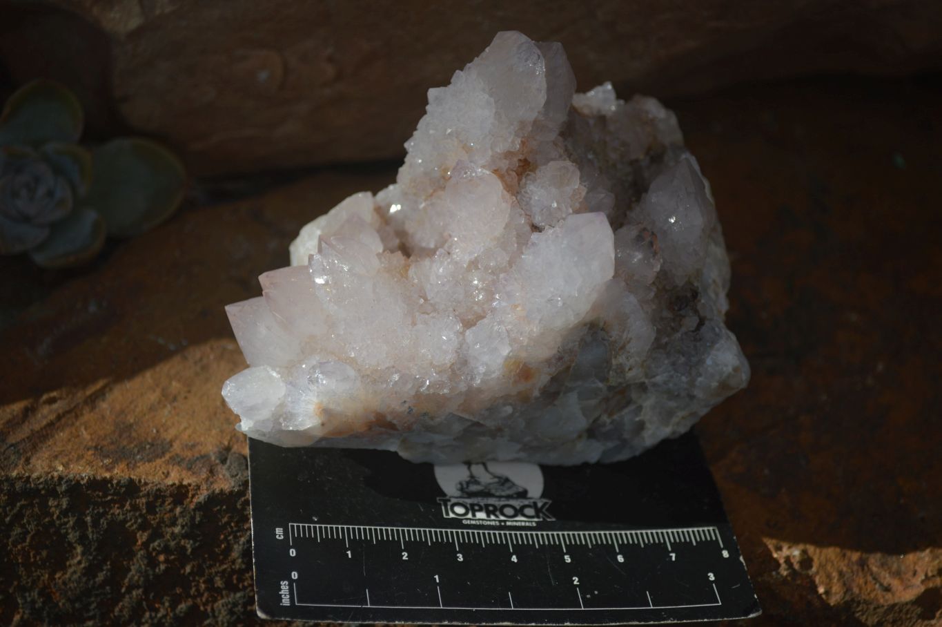 Natural Pale Lilac Spirit Quartz Clusters  x 2 From Boekenhouthoek, South Africa - Toprock Gemstones and Minerals 