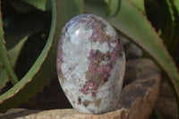 Polished Rubellite Pink Tourmaline Matrix Standing Free Forms x 2 From Madagascar - Toprock Gemstones and Minerals 