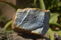 Natural Rare Blue Dumortierite Rough Specimens  x 4 From Mozambique - TopRock