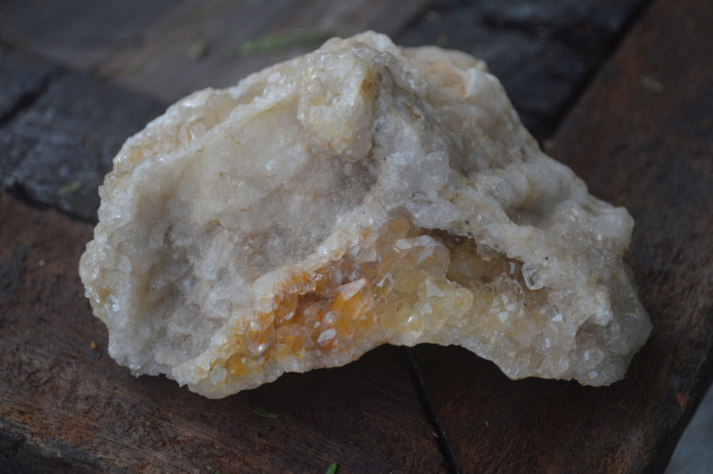 Natural Golden Limonite / Lemonite Quartz Clusters  x 12 From Zambia - Toprock Gemstones and Minerals 