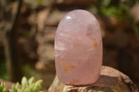 Polished  Pink Rose Quartz Standing Free Forms x 4 From Ambatondrazaka, Madagascar - TopRock