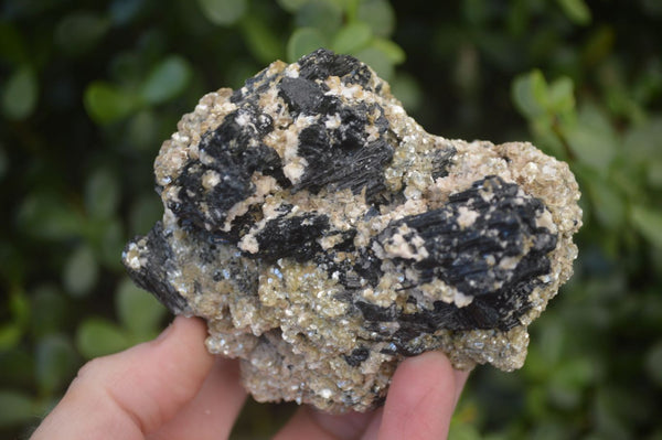 Natural Schorl Black Tourmaline With Vermiculite Specimens x 3 From Erongo, Namibia