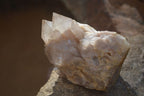 Natural Cascading Smokey Quartz Clusters x 2 From Luena, Congo - Toprock Gemstones and Minerals 