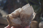 Natural Cascading Smokey Quartz Clusters x 2 From Luena, Congo - Toprock Gemstones and Minerals 