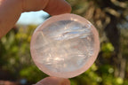 Polished Highly Selected Gemmy Pink Rose Quartz Palm Stones x 24 From Madagascar - TopRock