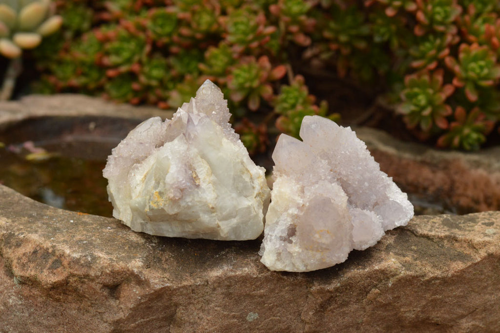 Natural Lovely Selection Of Spirit / Cactus Quartz Clusters  x 12 From Boekenhouthoek, South Africa - TopRock