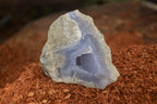 Natural Blue Lace Agate Geode Specimens  x 12 From Nsanje, Malawi - Toprock Gemstones and Minerals 