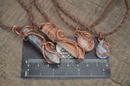 Polished Copper Wire Wrapped Ancient Eagle Pendants  x 12 From Zimbabwe - Toprock Gemstones and Minerals 