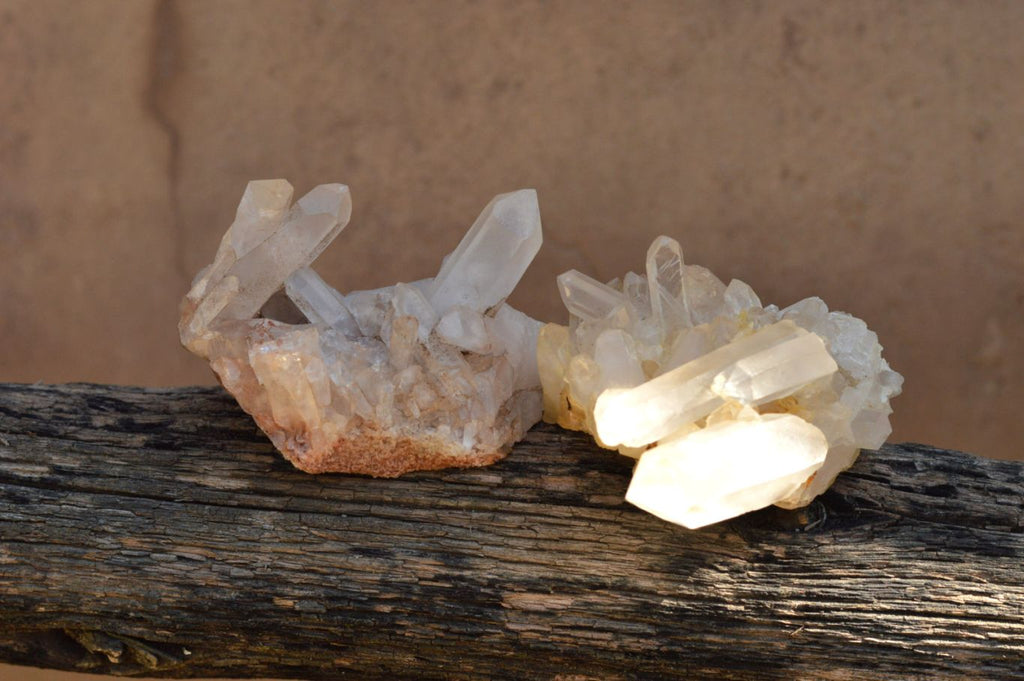 Natural Mixed Selection Of Small Quartz Clusters  x 24 From Madagascar - TopRock