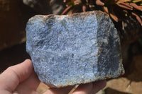 Natural Rare Blue Dumortierite Rough Specimens  x 4 From Mozambique - TopRock