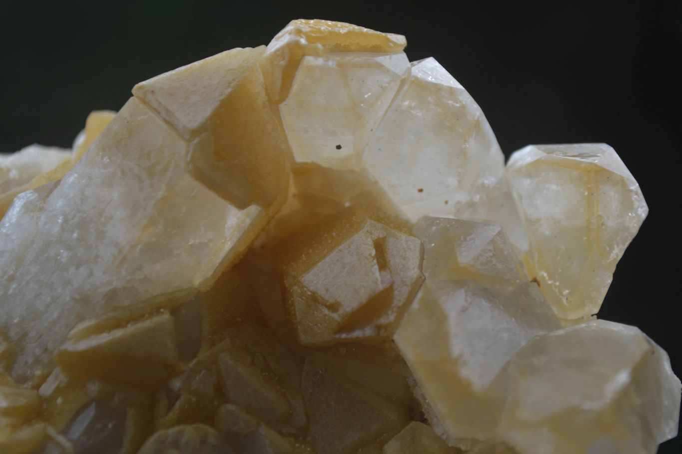 Natural Golden Limonite / Lemonite Quartz Clusters  x 12 From Zambia - Toprock Gemstones and Minerals 