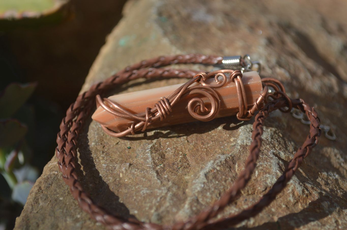 Polished Copper Wire Wrapped Ancient Eagle Pendants  x 12 From Zimbabwe - Toprock Gemstones and Minerals 