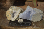 Natural Blue Lace Agate Geode Specimens  x 12 From Nsanje, Malawi - Toprock Gemstones and Minerals 