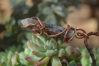 Polished Copper Wire Wrapped Ancient Eagle Pendants  x 12 From Zimbabwe - Toprock Gemstones and Minerals 