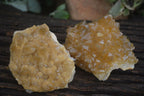 Natural Golden Limonite / Lemonite Quartz Clusters  x 12 From Zambia - Toprock Gemstones and Minerals 