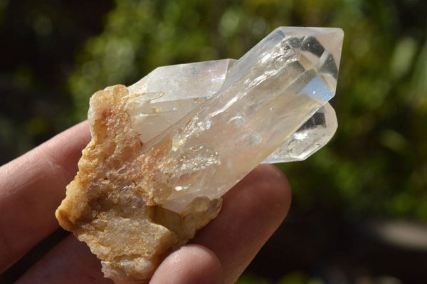 Natural Single Clear Quartz Crystals x 35 From Serenje, Zambia - TopRock
