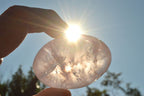 Polished Highly Selected Gemmy Pink Rose Quartz Palm Stones x 24 From Madagascar - TopRock