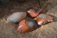 Polished Polychrome Jasper Domed Pieces  x 4 From Mahajanga, Madagascar - Toprock Gemstones and Minerals 