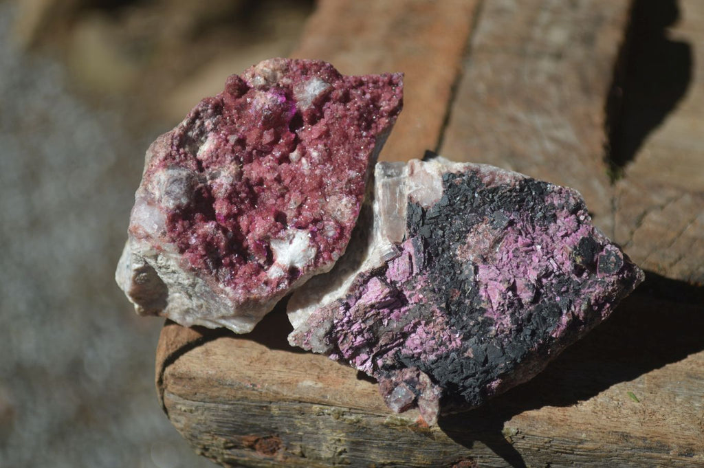 Natural Pink Salrose Cobaltion Dolomite Specimens  x 4 From Kakanda, Congo - Toprock Gemstones and Minerals 