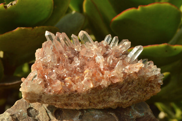 Natural Mixed Quartz Clusters With Optic Crystals  x 7 From Madagascar - TopRock