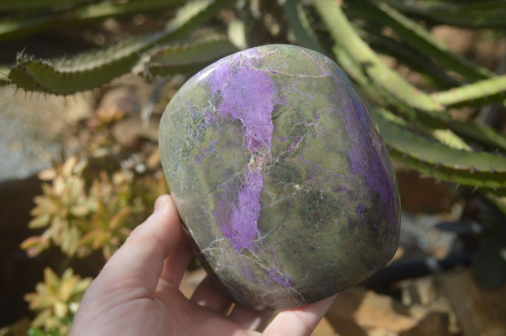 Polished Stichtite & Serpentine Standing Free Form x 1 From Barberton, South Africa - Toprock Gemstones and Minerals 