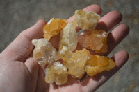 Natural Mini Golden Limonite / Lemonite Quartz Specimens  x 61 From Zambia - Toprock Gemstones and Minerals 
