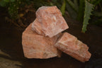Natural New Sunset Orange Calcite Specimens  x 22 From Spitzkop, Namibia - Toprock Gemstones and Minerals 