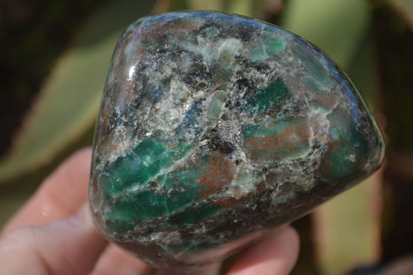 Polished Emerald Mica In Matrix Free Forms x 2 From Mutoko, Zimbabwe - Toprock Gemstones and Minerals 