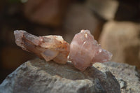 Natural Small Red Hematoid Quartz Crystals x 70 From Karoi, Zimbabwe - Toprock Gemstones and Minerals 
