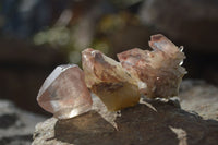 Natural Small Red Hematoid Quartz Crystals x 70 From Karoi, Zimbabwe - Toprock Gemstones and Minerals 