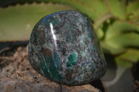 Polished Emerald Mica In Matrix Free Forms x 2 From Mutoko, Zimbabwe - Toprock Gemstones and Minerals 