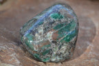 Polished Emerald Mica In Matrix Free Forms x 2 From Mutoko, Zimbabwe - Toprock Gemstones and Minerals 
