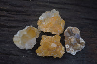 Natural Mini Golden Limonite / Lemonite Quartz Specimens  x 61 From Zambia - Toprock Gemstones and Minerals 