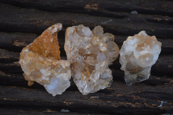 Natural Mini Golden Limonite / Lemonite Quartz Specimens  x 61 From Zambia - Toprock Gemstones and Minerals 