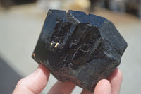 Natural Schorl Black Tourmaline Specimens  x 2 From Erongo Mountains, Namibia - TopRock