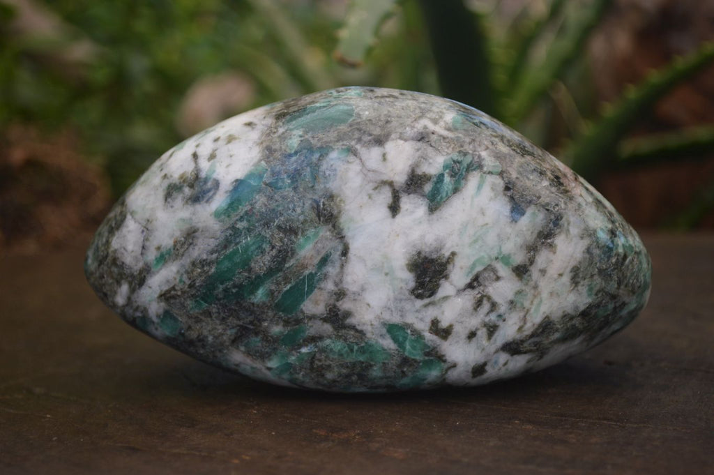 Polished Emerald Mica In Matrix Free Forms x 2 From Mutoko, Zimbabwe - Toprock Gemstones and Minerals 