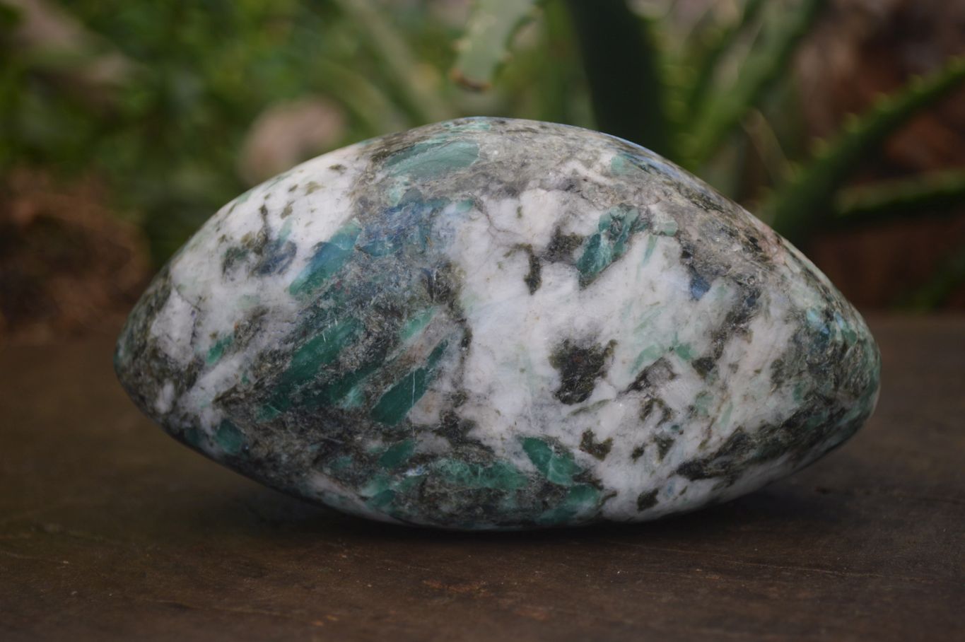 Polished Emerald Mica In Matrix Free Forms x 2 From Mutoko, Zimbabwe - Toprock Gemstones and Minerals 