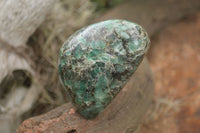 Polished Emerald In Matrix Standing Free Forms x 4 From Sandawana, Zimbabwe - TopRock