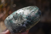 Polished Emerald Mica In Matrix Free Forms x 2 From Mutoko, Zimbabwe - Toprock Gemstones and Minerals 