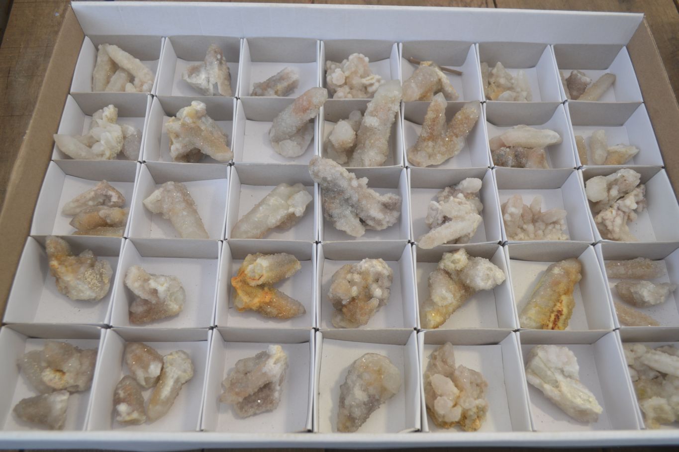 Natural Mixed Spirit Quartz Specimens x 55 From Boekenhouthoek, South Africa - Toprock Gemstones and Minerals 